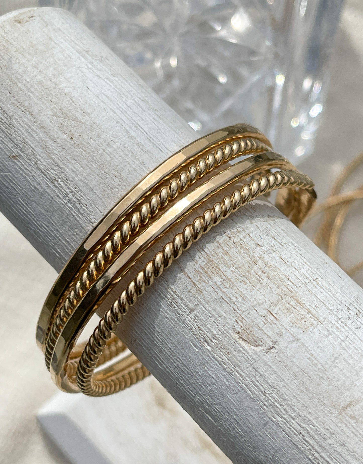 Thick Open Rope Bangle