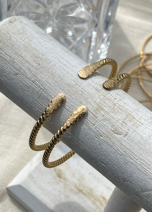 Thick Open Rope Bangle